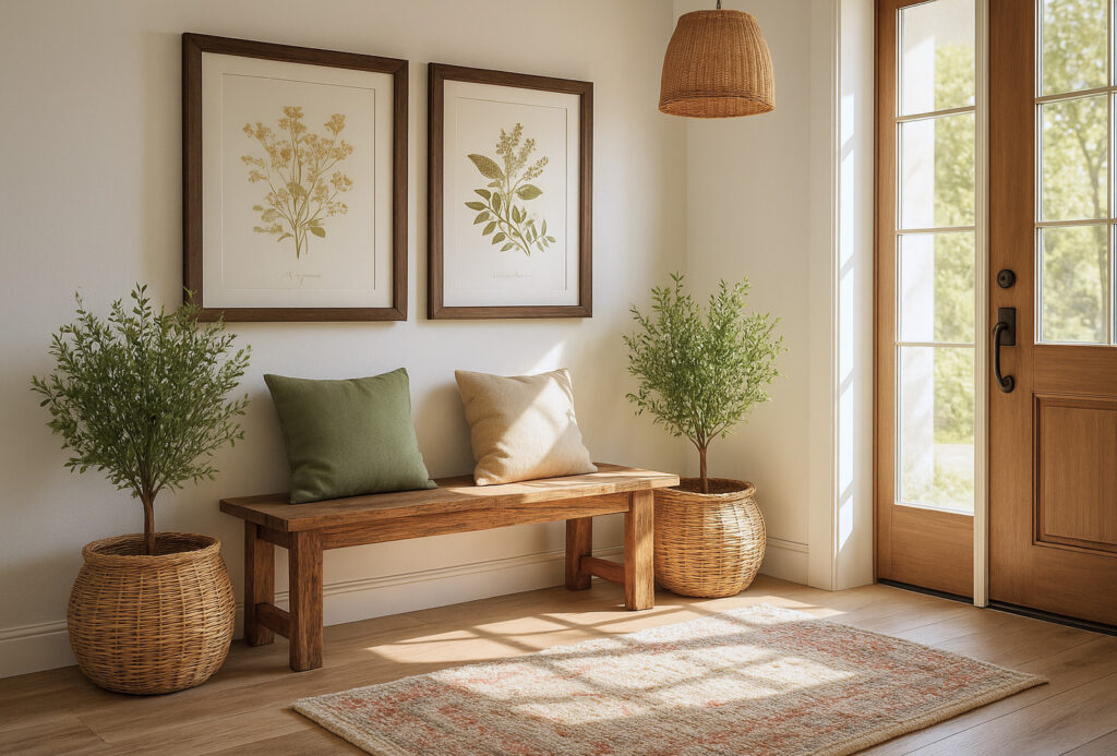 Soothing Entryway to Mindful home