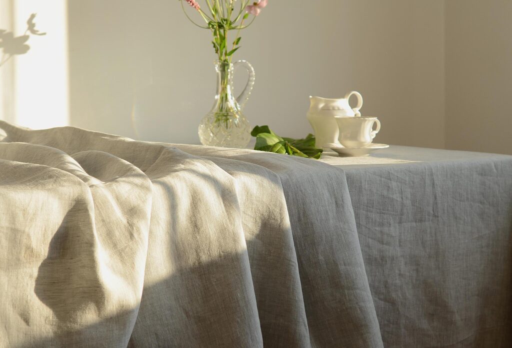 linen tablecloth